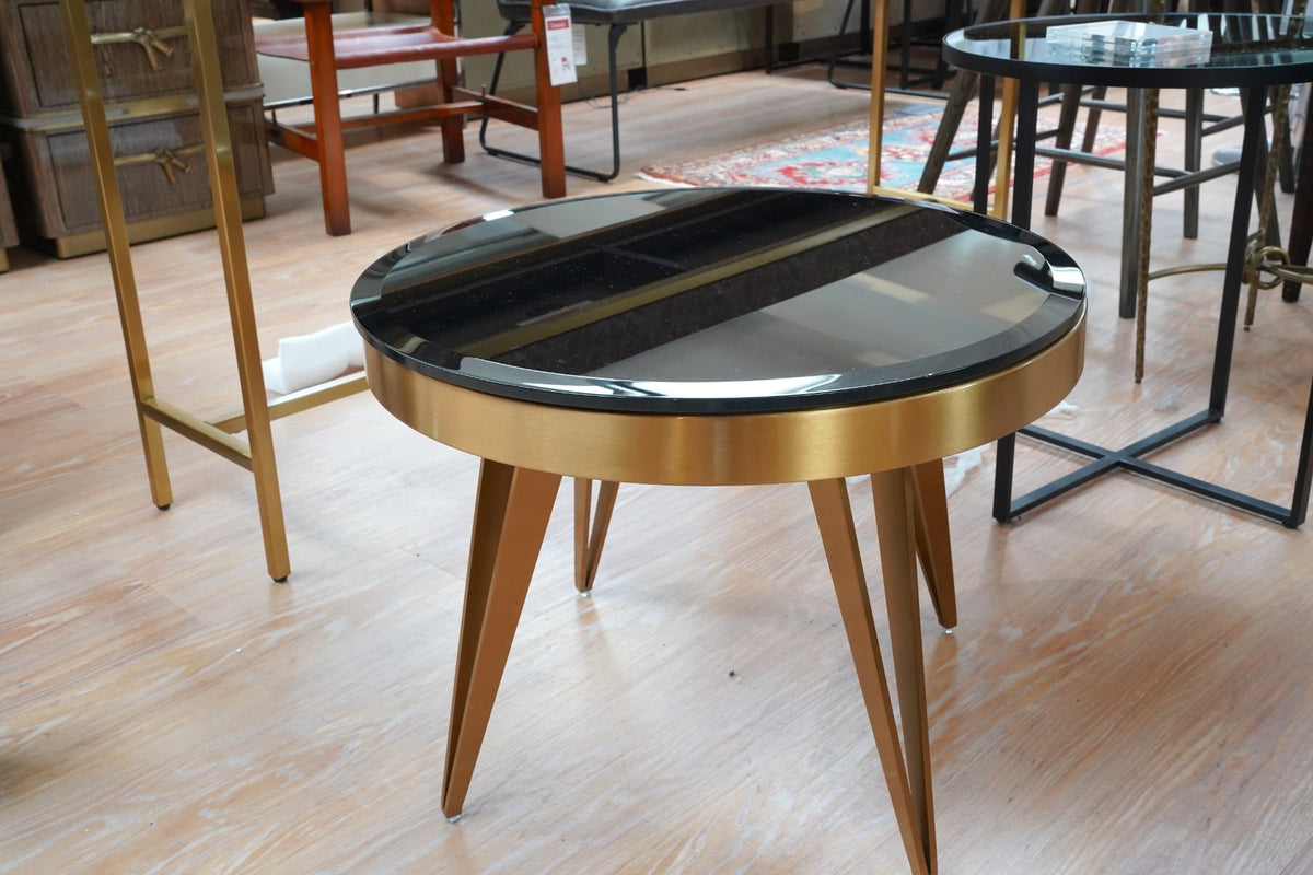 Outlet Eichholtz Side Table Rocco brushed brass finish