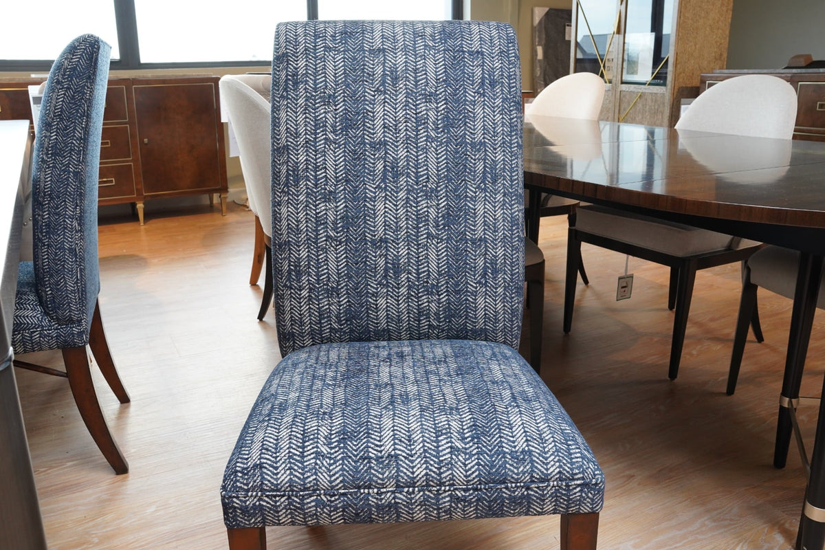 Outlet Jonathan Charles High Back Dining Chair in Shambala Fabric