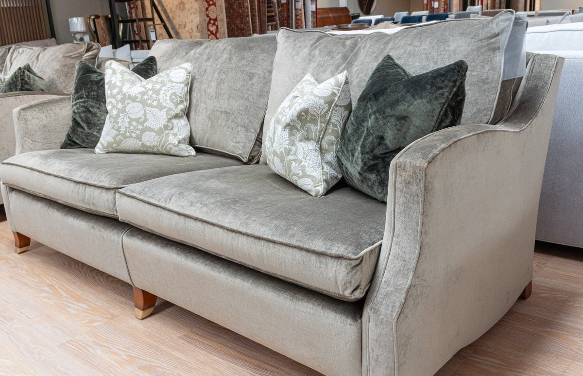 Outlet Duresta Amelia Grand Sofa in Eton Velvet - Flint