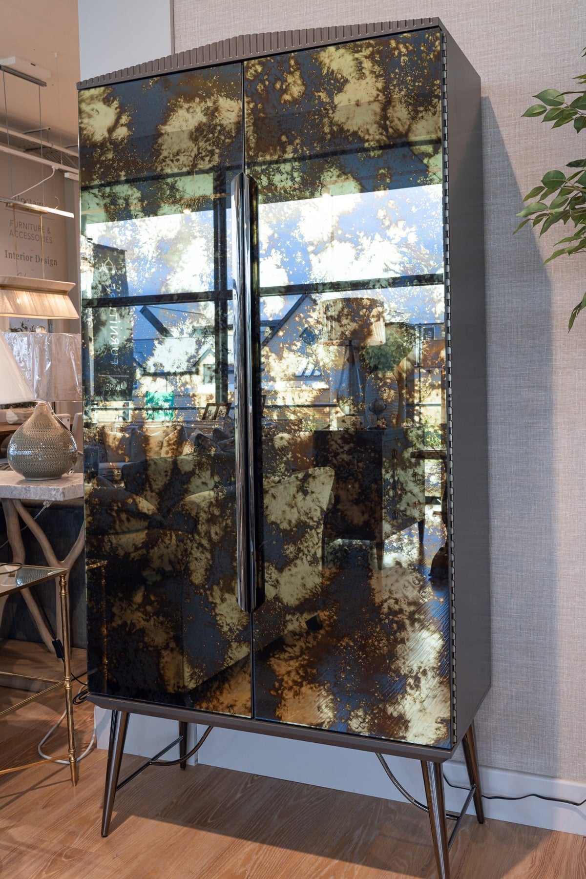 Outlet Caracole Served With A Twist Cabinet