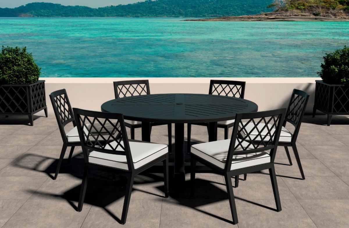 Ocean Club Outdoor Planter in Black