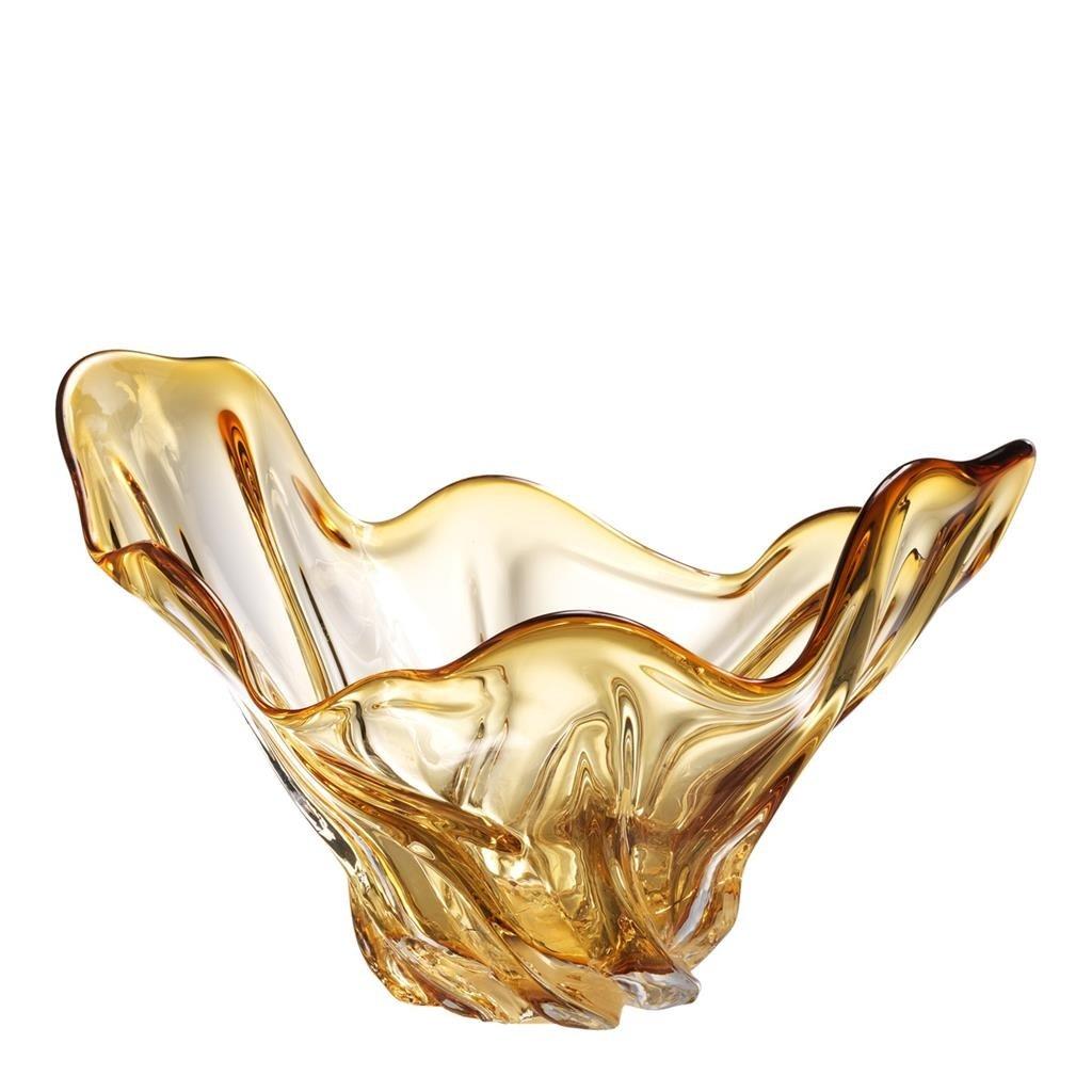 Eichholtz Decorative Bowl Ace in Yellow Glass