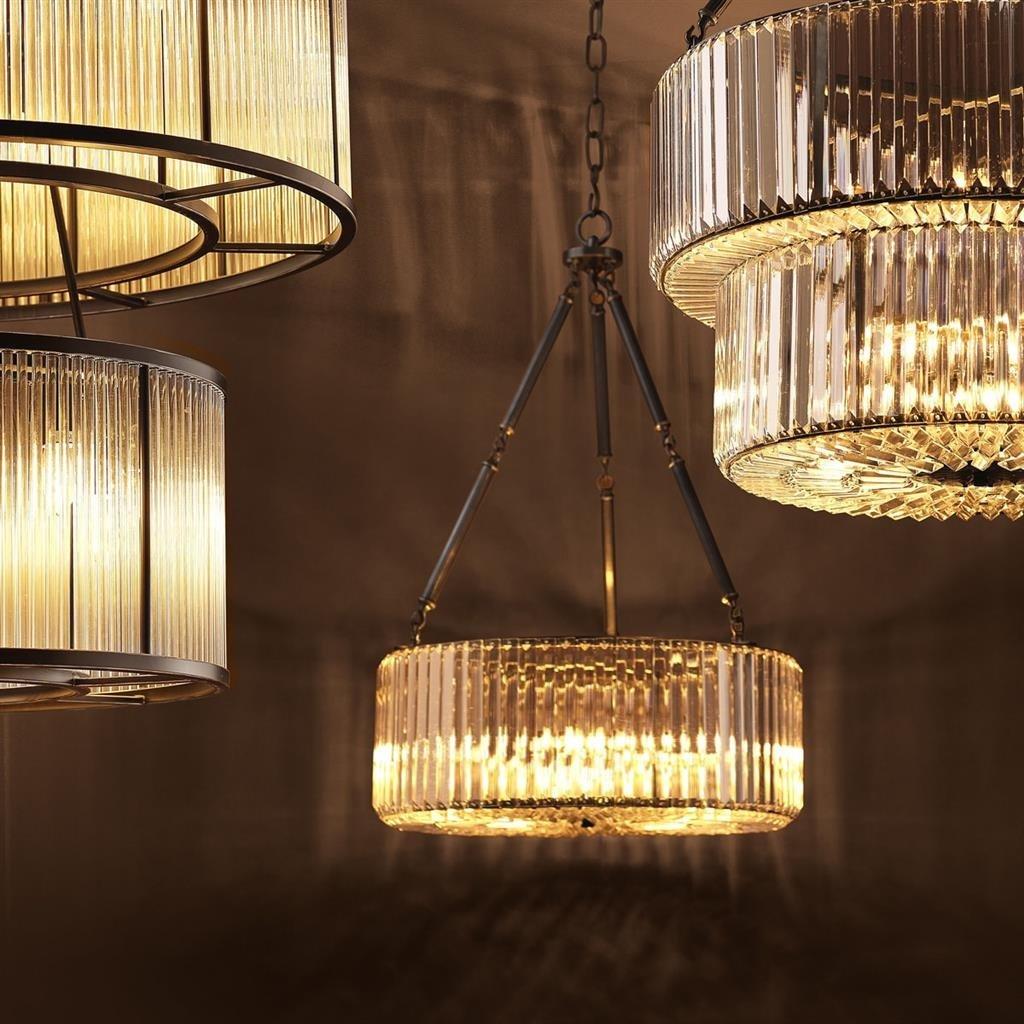 Infinity Chandelier in Gunmetal