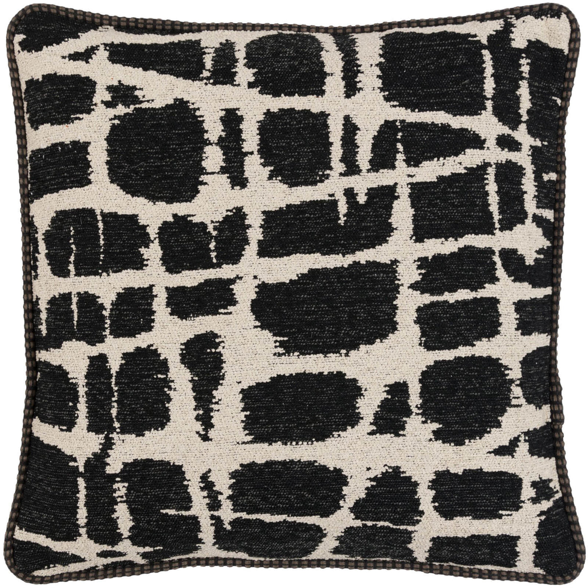 Elara Jacquard Cushion in Slate