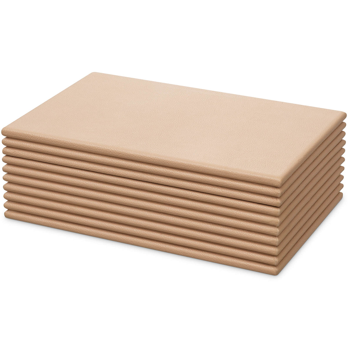 Elvane Box in Tan Leather