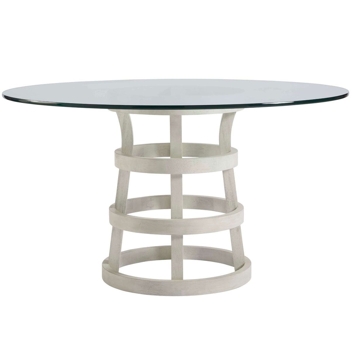 Escape Round Glass Dining Table 112cm