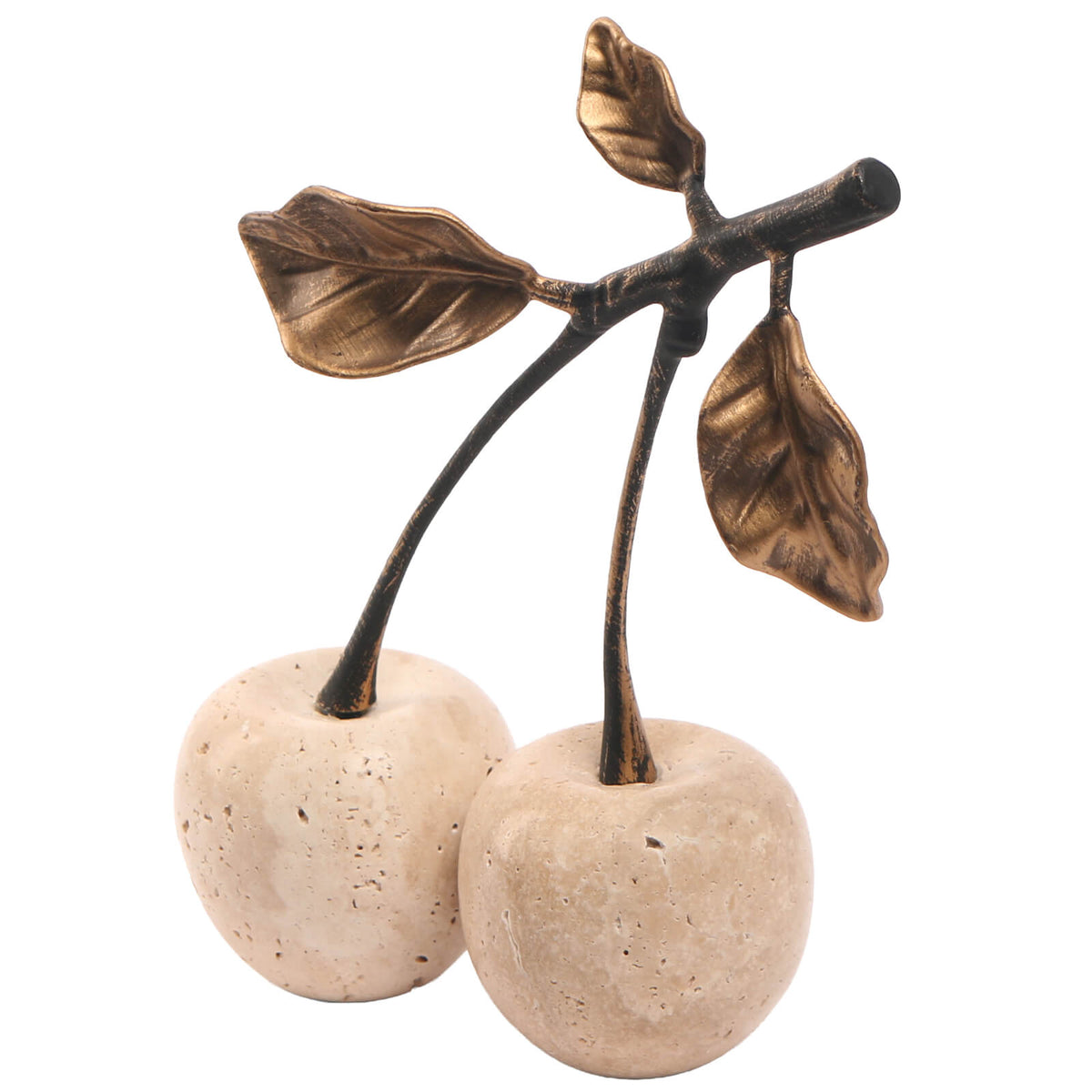 Cherry Ornament in Travertine