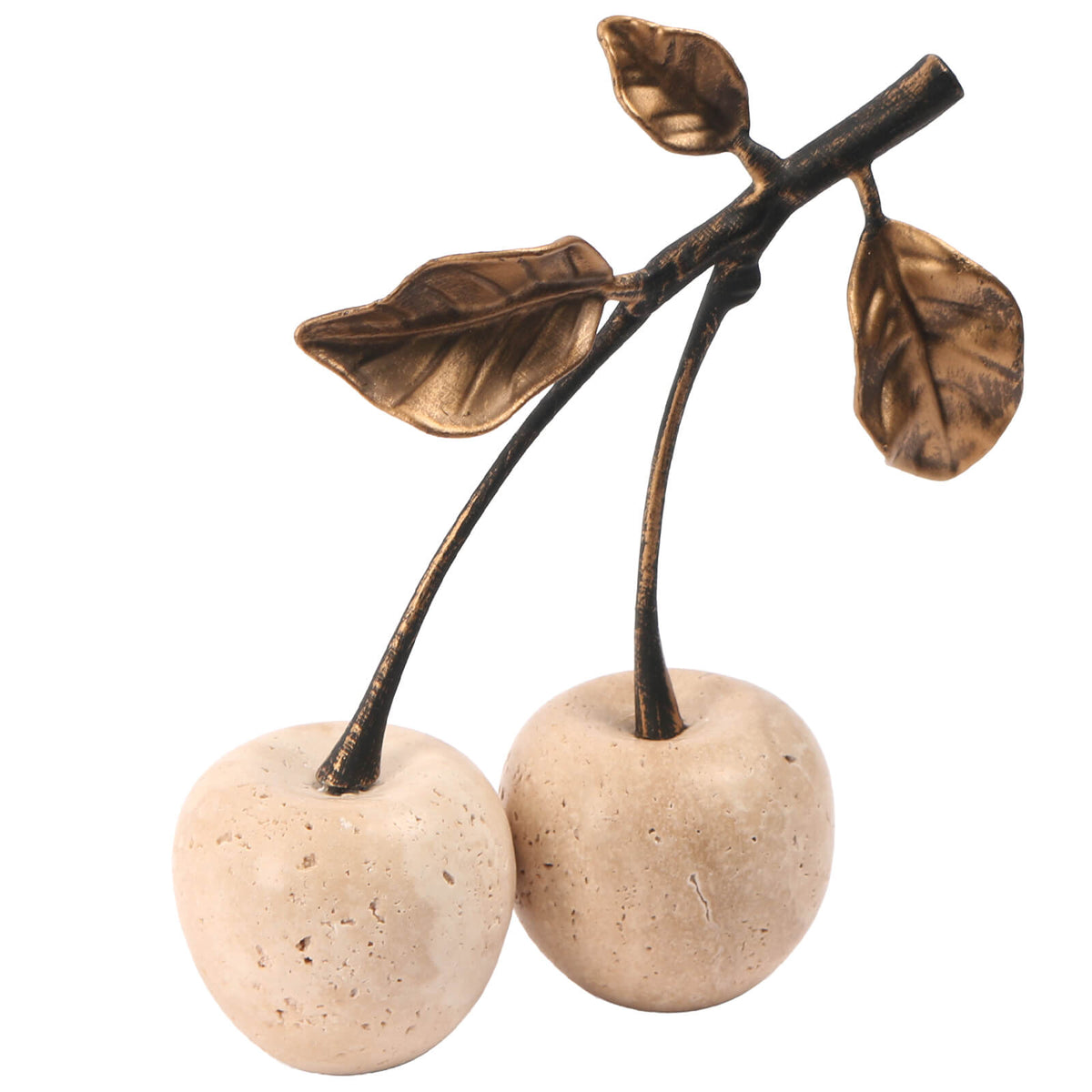 Cherry Ornament in Travertine