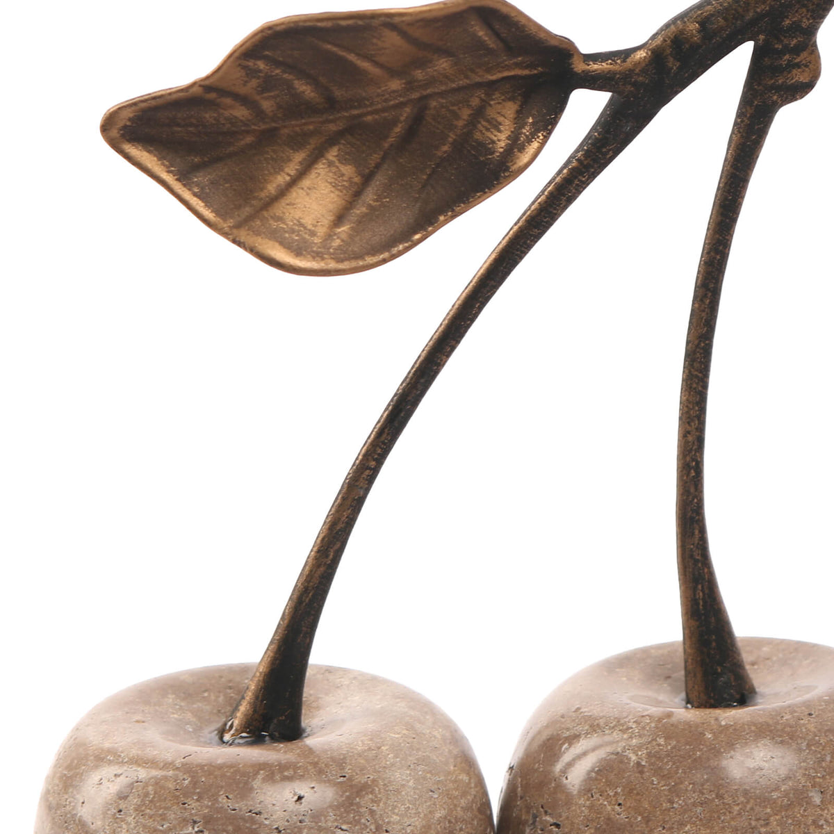 Cherry Ornament in Grey Marble