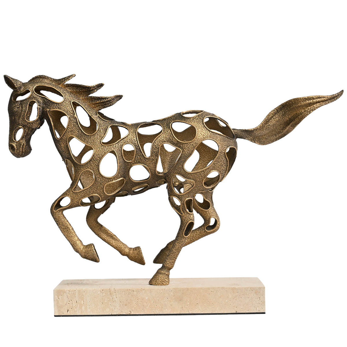 Running Hollow Horse Sculpture