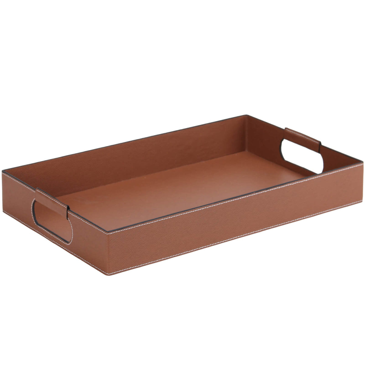 Vale Rectangular Leather Tray