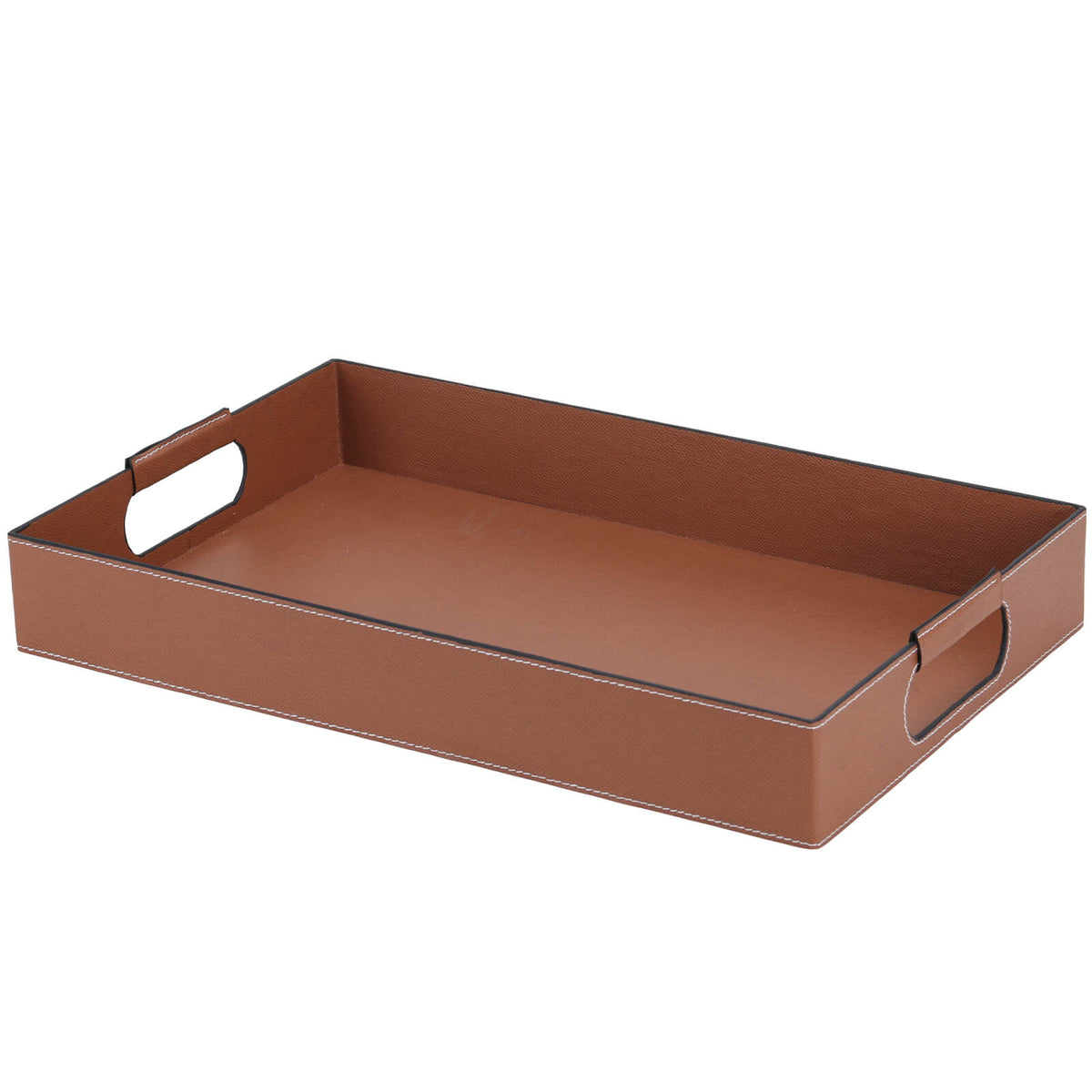 Vale Rectangular Leather Tray