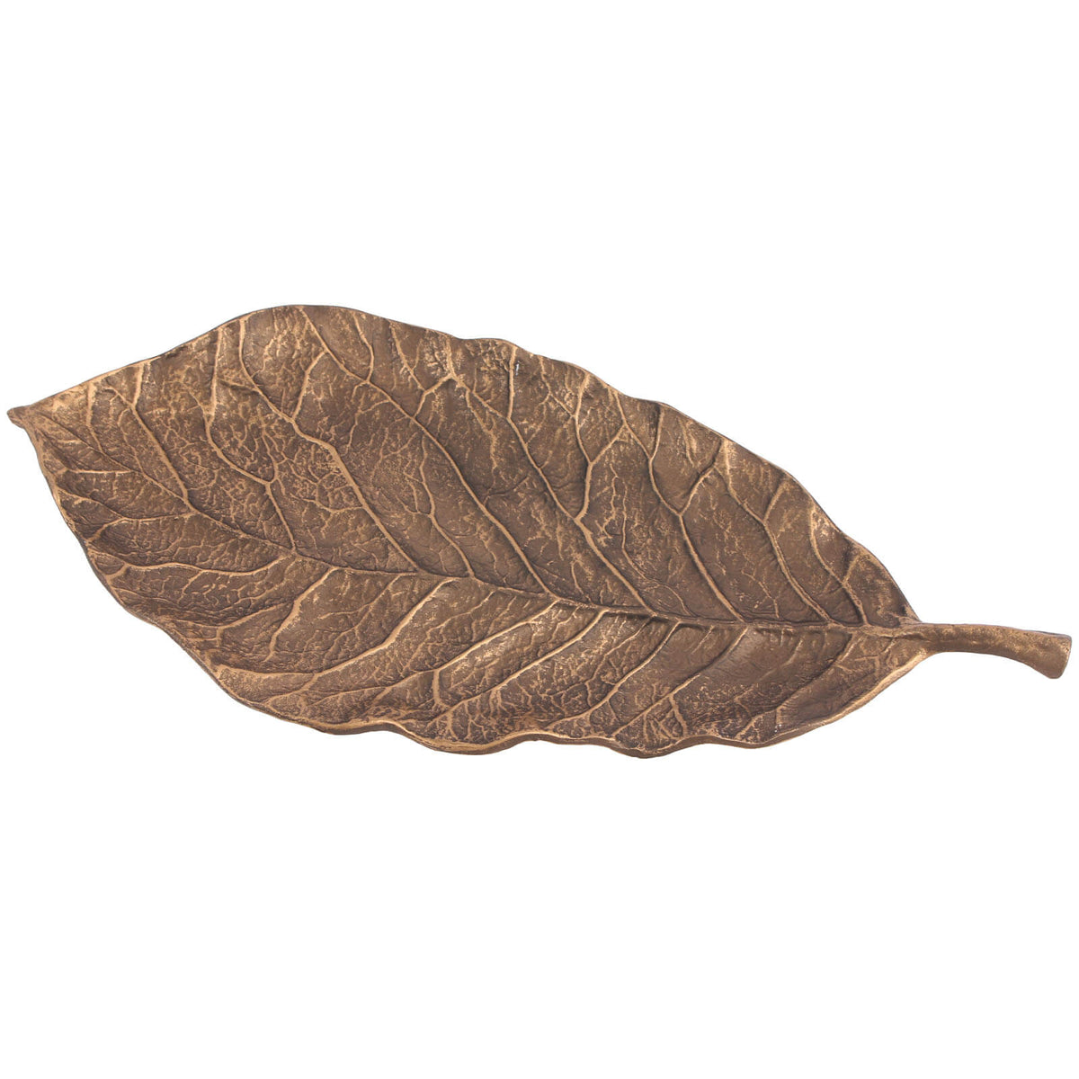 Leaf Tray in Golden Bronze