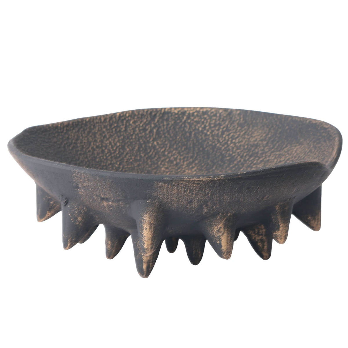 Metal Bowl in Vintage Black