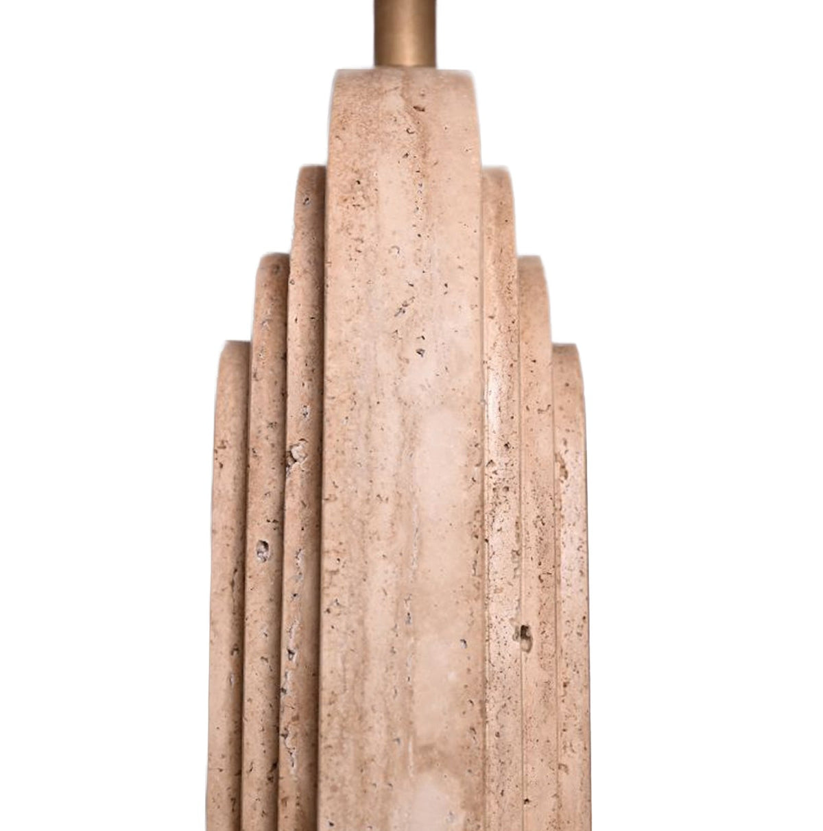 Ishtar Gate Travertine Table Lamp