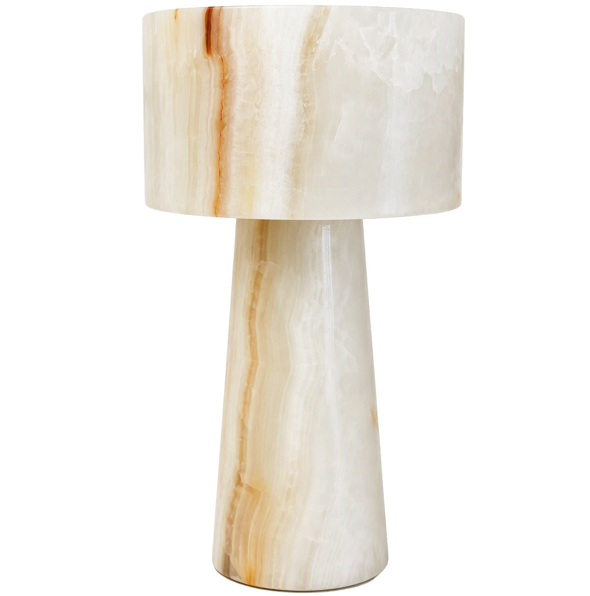 Graham Pedestal Bowl in White Jade Marble - Large