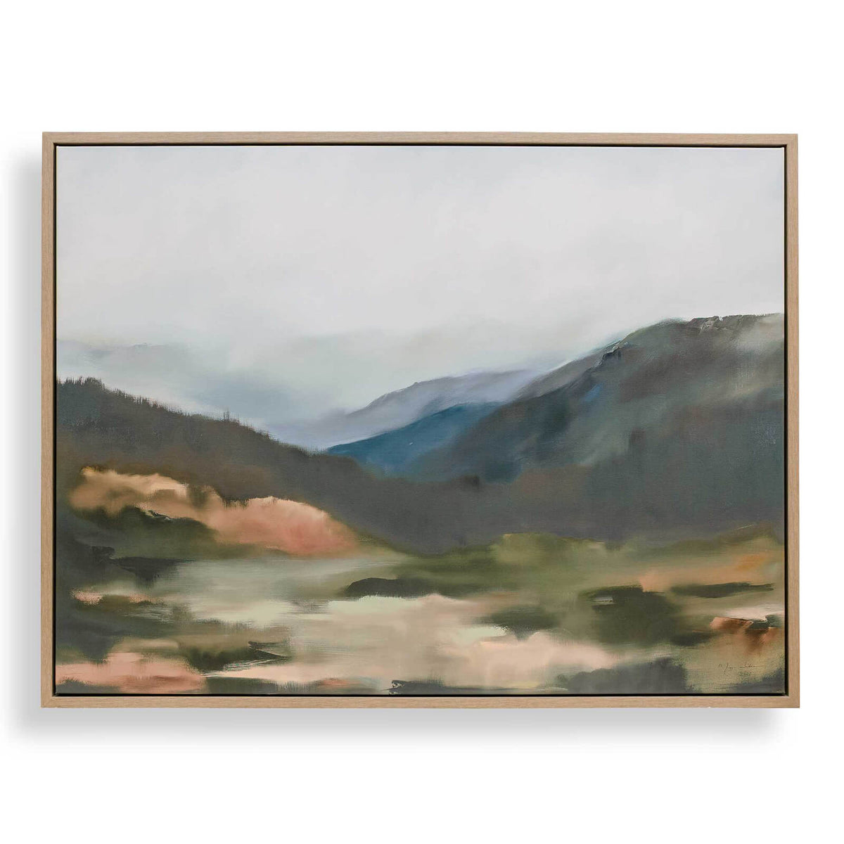 Fading Memory Landscape Art