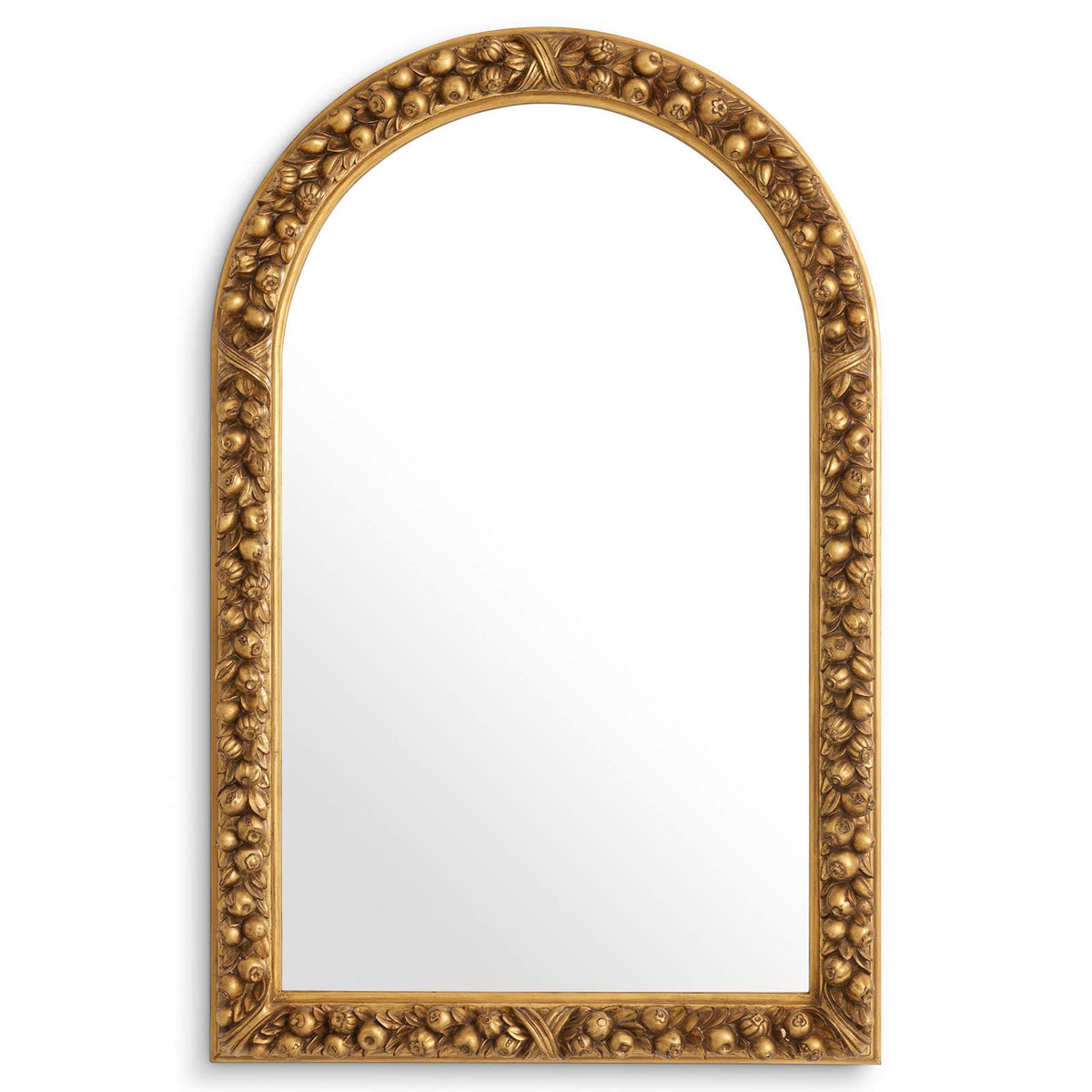 Fairlane Mirror in Antique Gold
