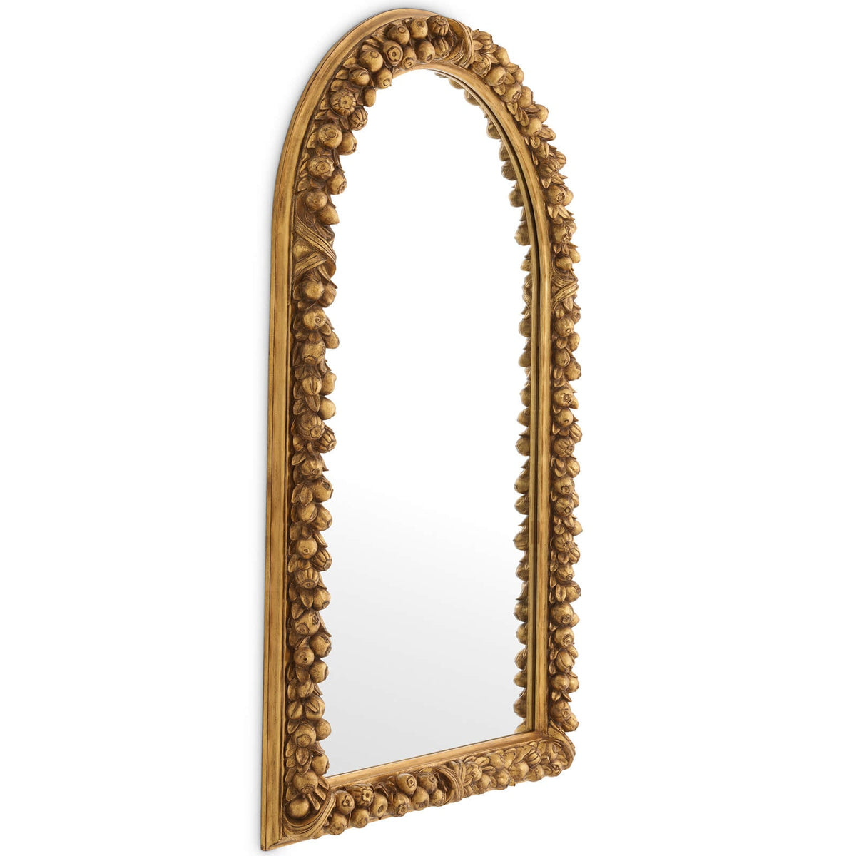 Fairlane Mirror in Antique Gold