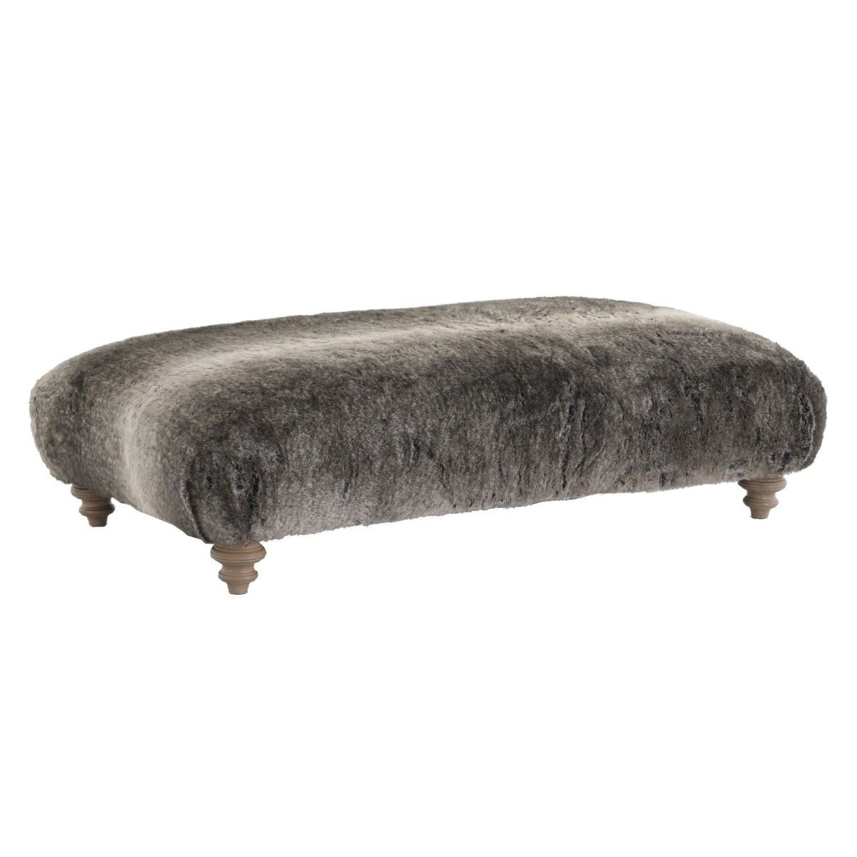 Fairy Stool in Accalia Fur Wolf Made To Order