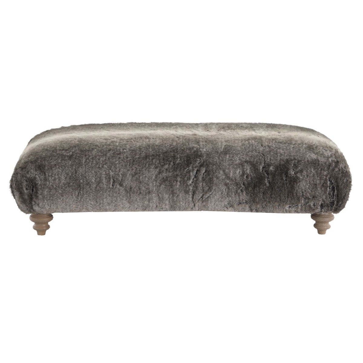 Fairy Stool in Accalia Fur Wolf Made To Order