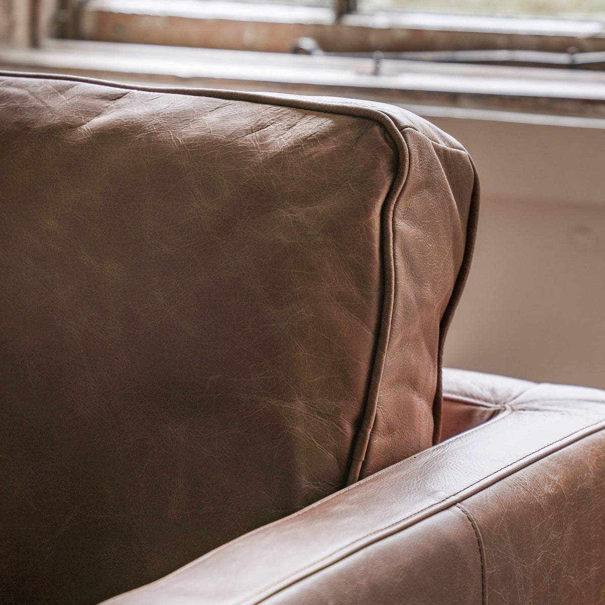 Fulham Armchair in Brown Leather