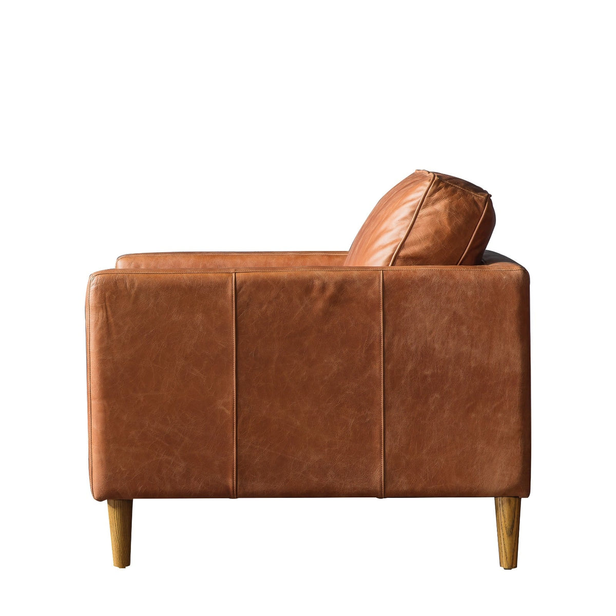 Fulham Armchair in Brown Leather