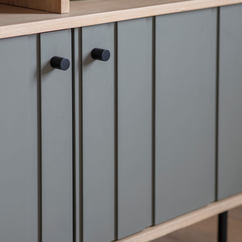 Kariya Bookcase with Cabinet