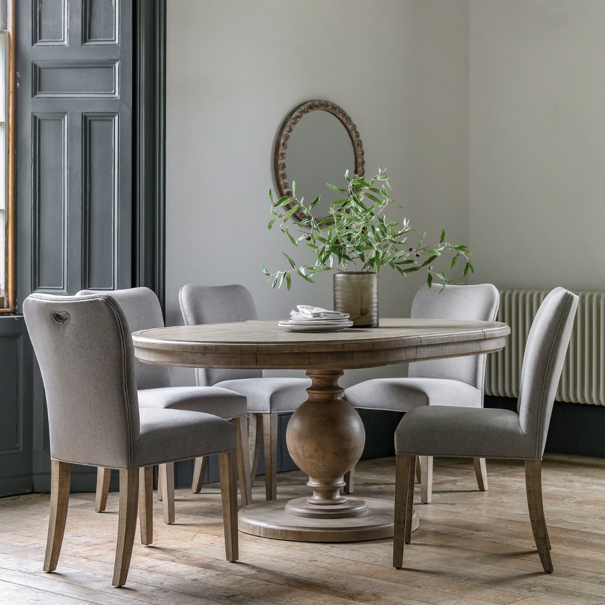 Francis Round Extending Dining Table - 120-160cm