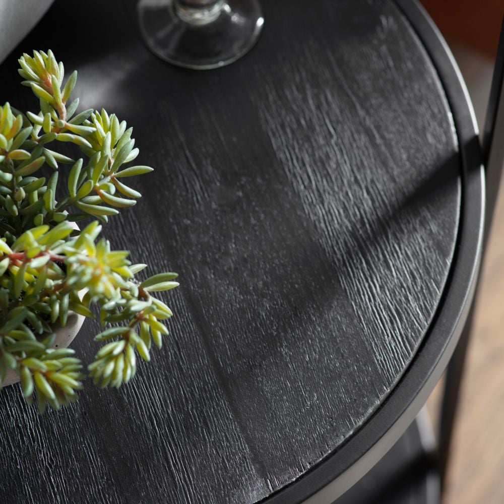 Surrey Black Side Table