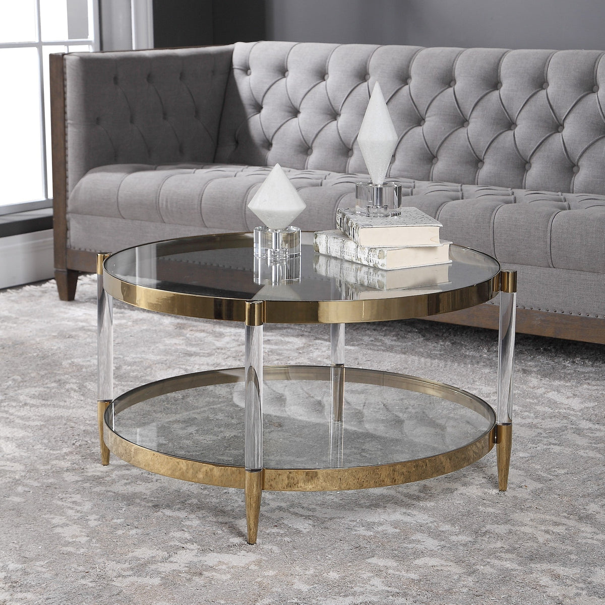 Kellen Glass Coffee Table