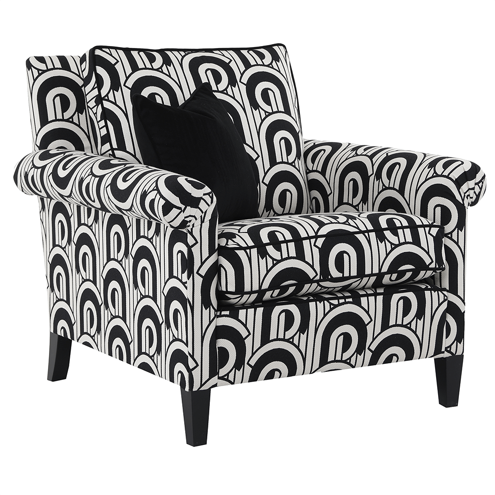 Gabrielle Chair in Solitaire Noir Made To Order