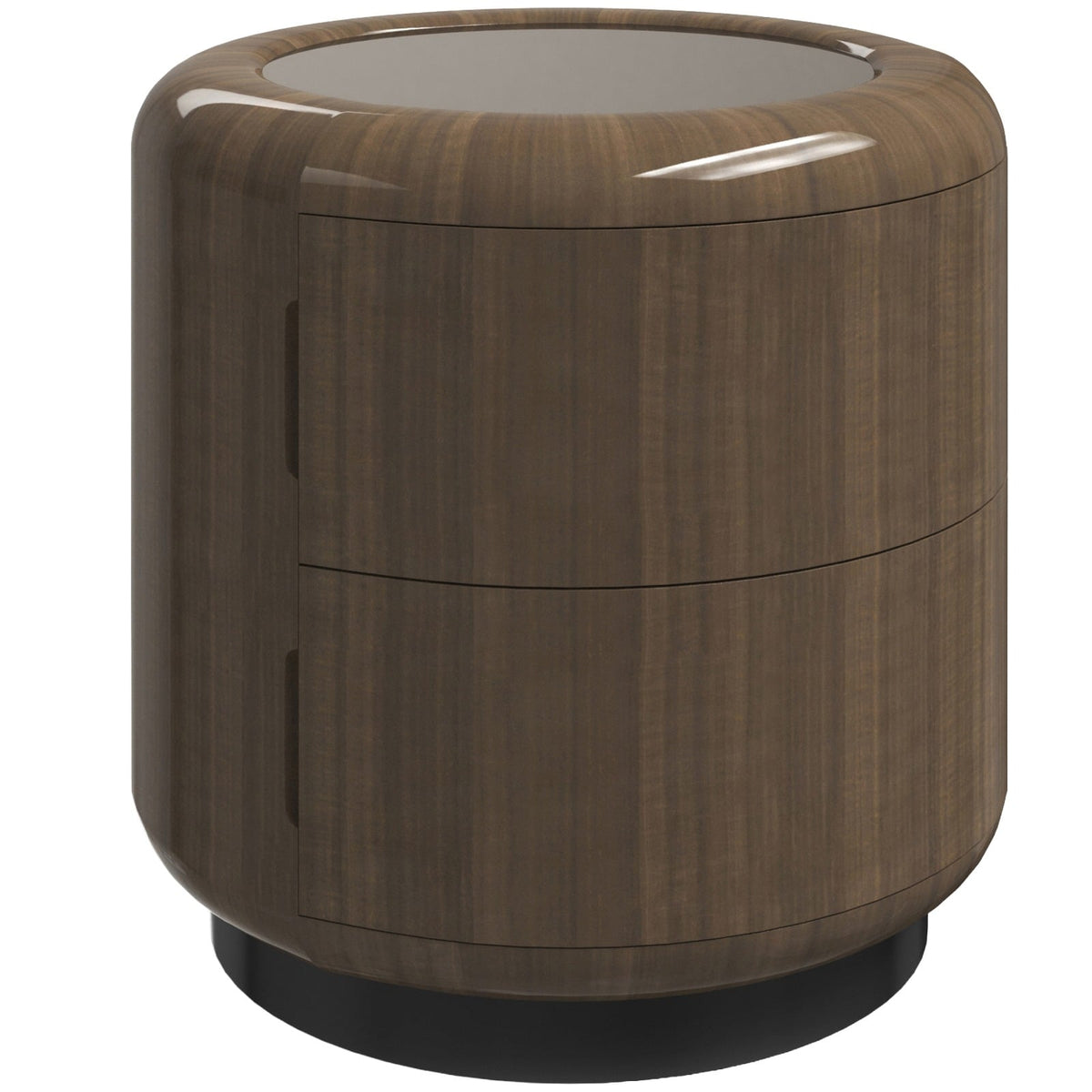 Gelee Round Accent Table in Caramello