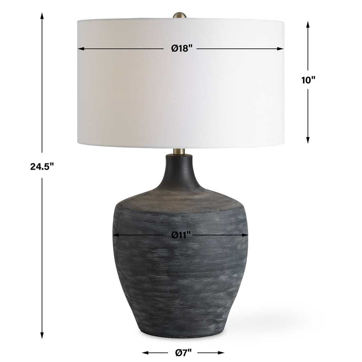 Graphite Table Lamp