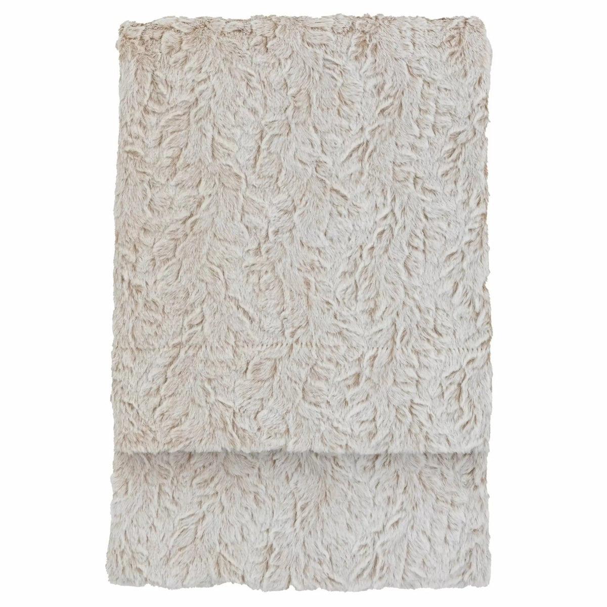 Hampshire Faux Fur Throw in Natural