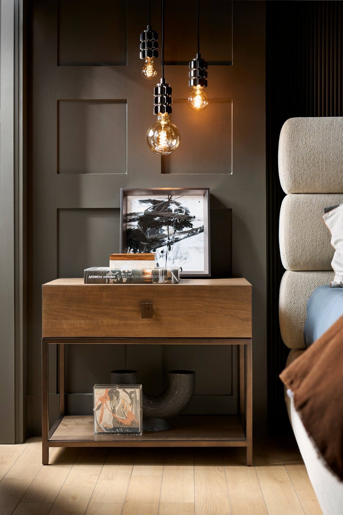 Haze 1-Drawer Bedside Table