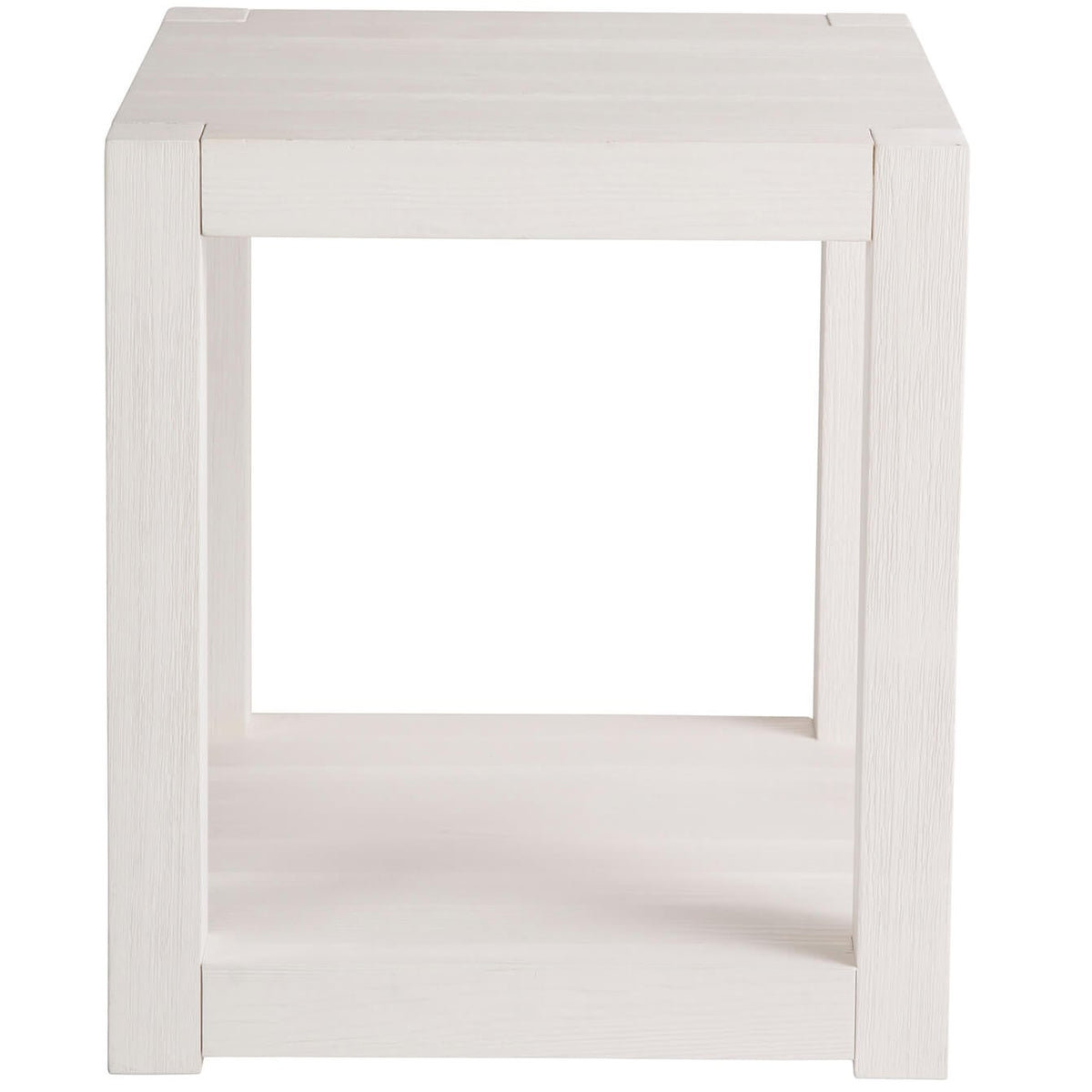 Hermosa Square Side Table in White Sand