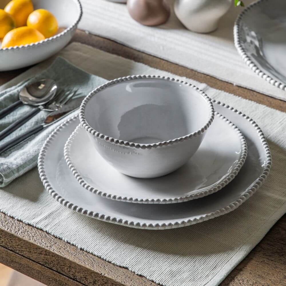Agatha Set of 4 Beaded Side Plates