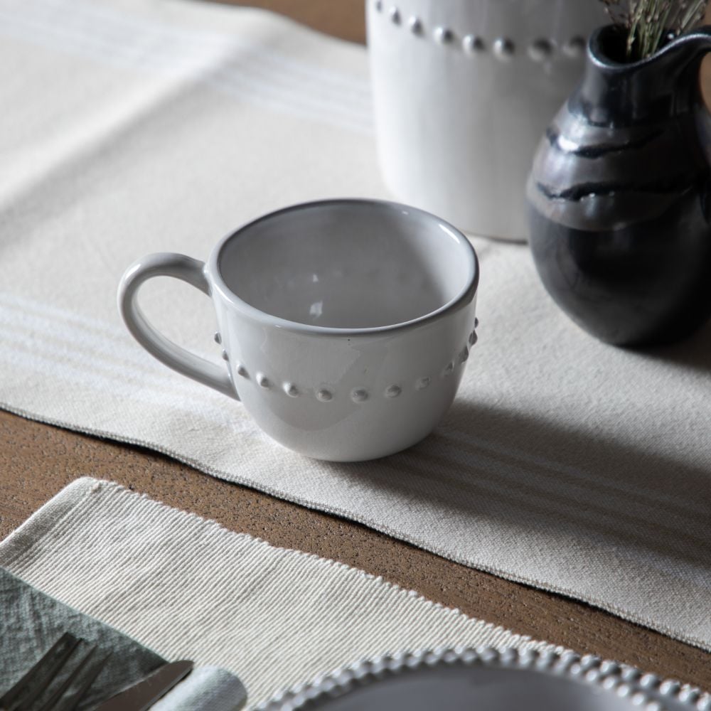 Agatha Set of 4 Beaded Mugs