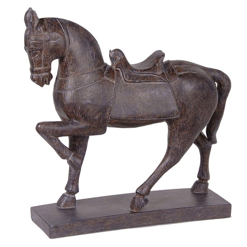 Pavilion Chic Decorative Black Horse Figurine