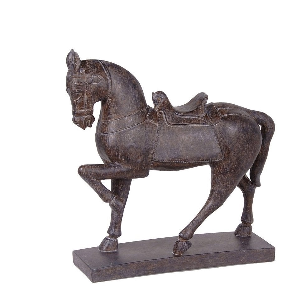 Pavilion Chic Decorative Black Horse Figurine