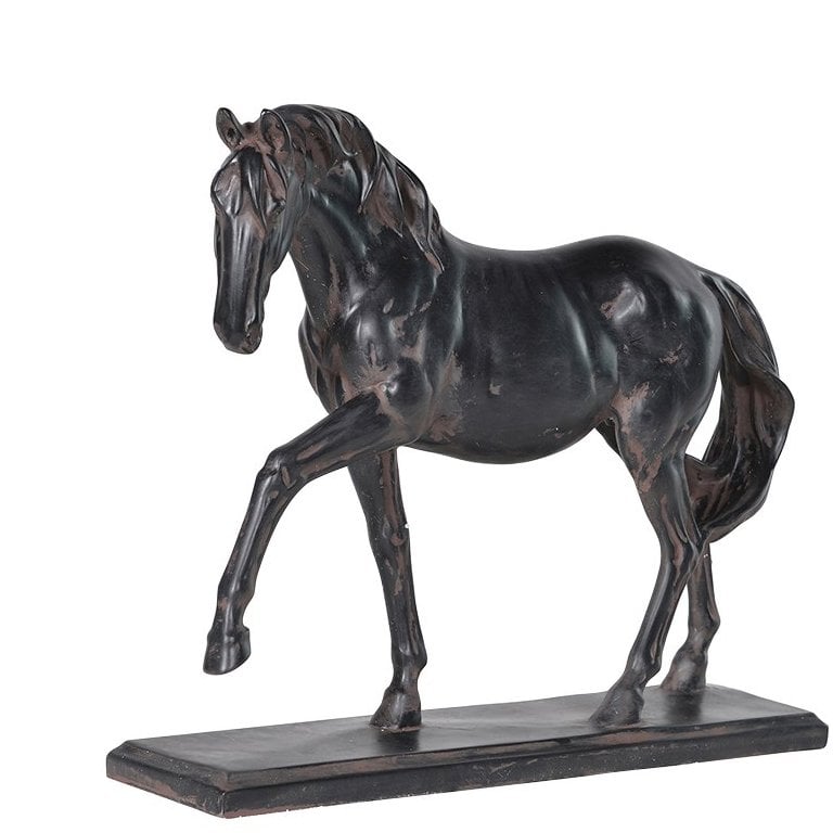 Pavilion Chic Prancing Horse Figurine on Base