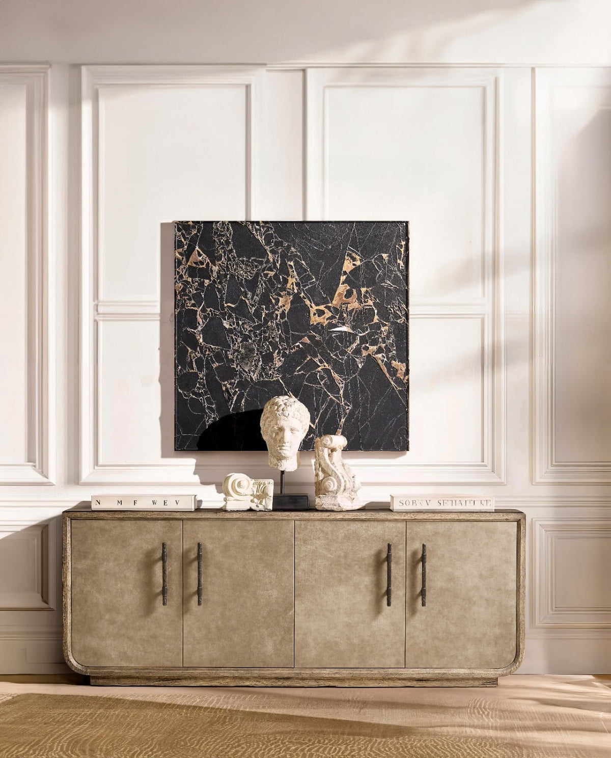 Stone Ridge Leather Credenza Light