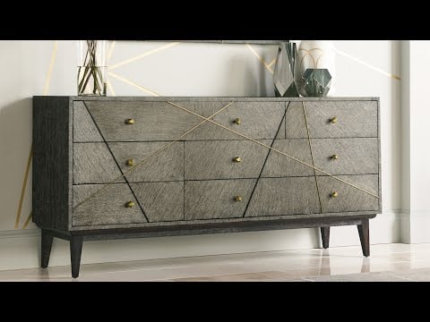 Geometric Bedside Table