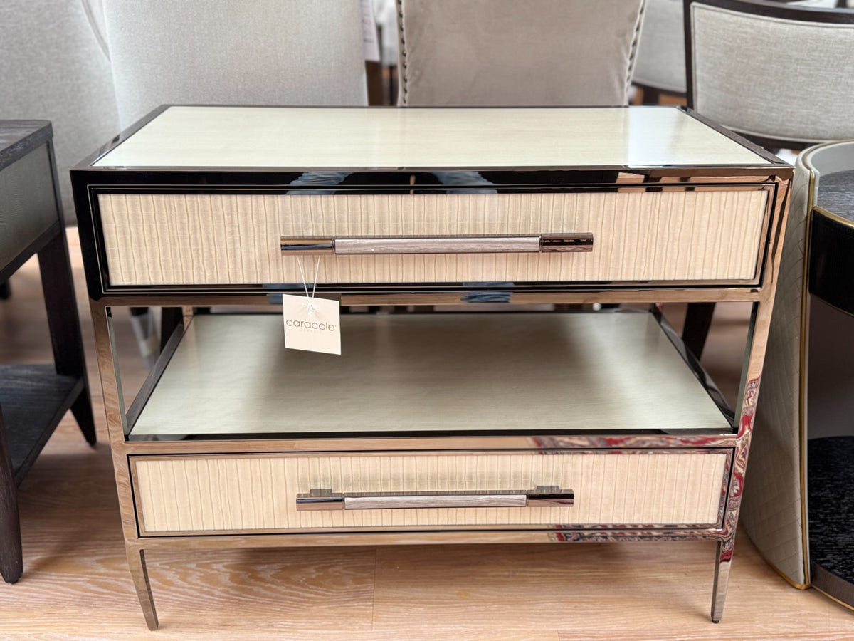 Outlet Caracole Dual Impressions Bedside Table