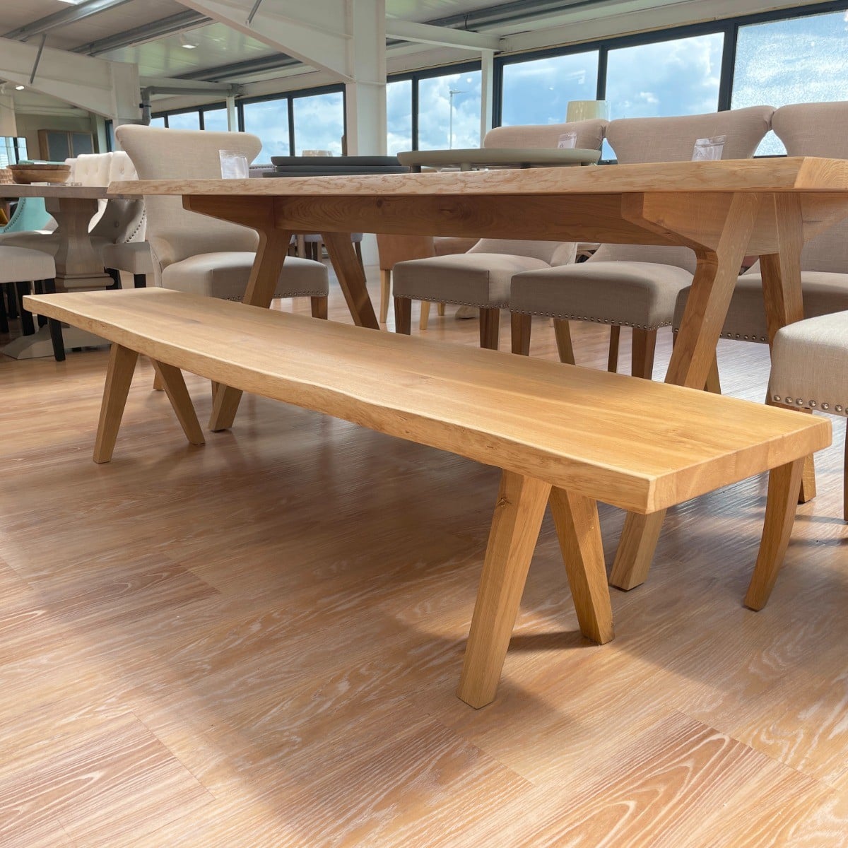 Delta Live Edge Dining Bench