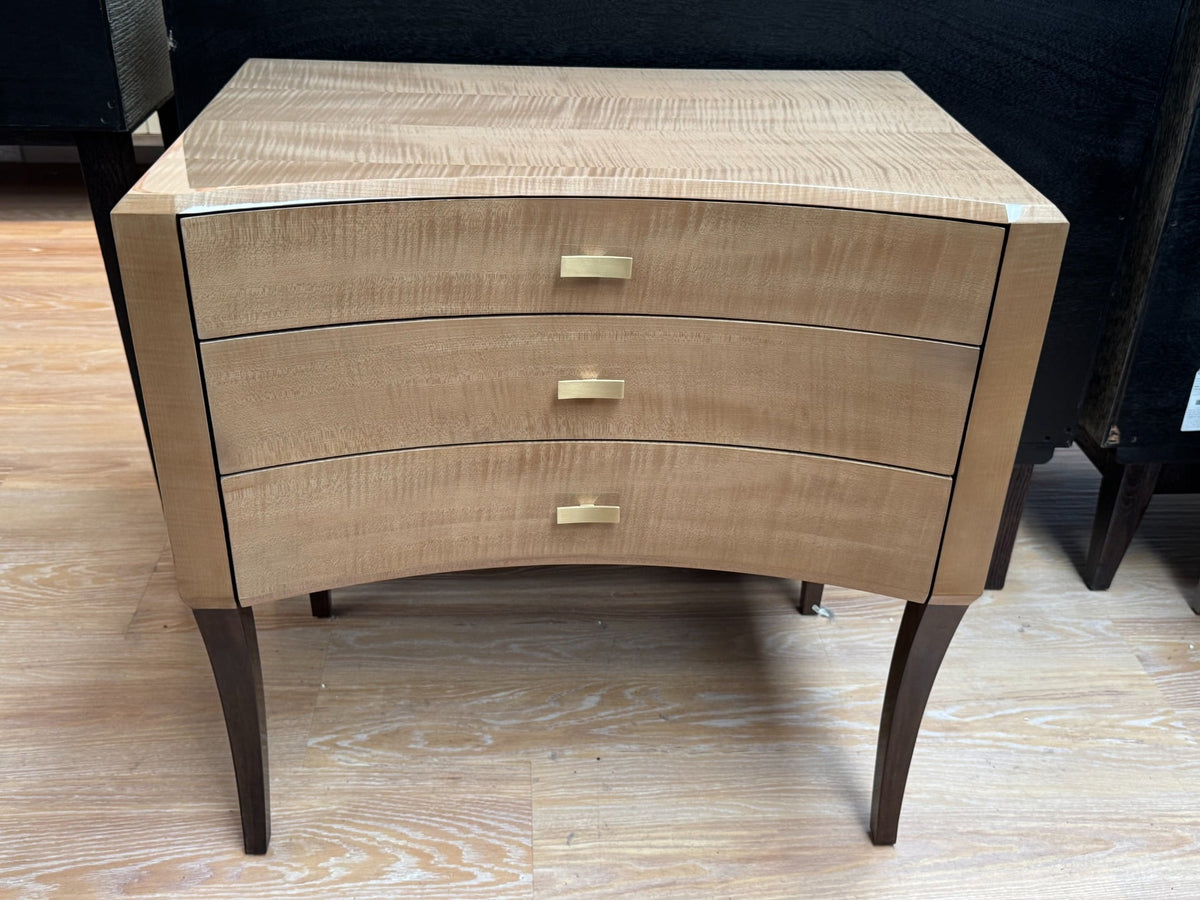 Outlet Art Deco Curved Chest of Drawers