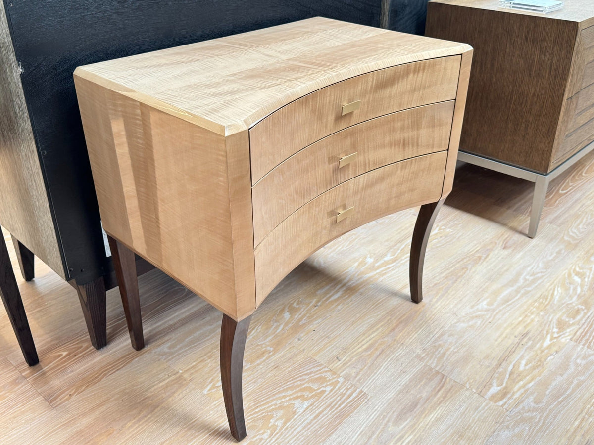 Outlet Art Deco Curved Chest of Drawers