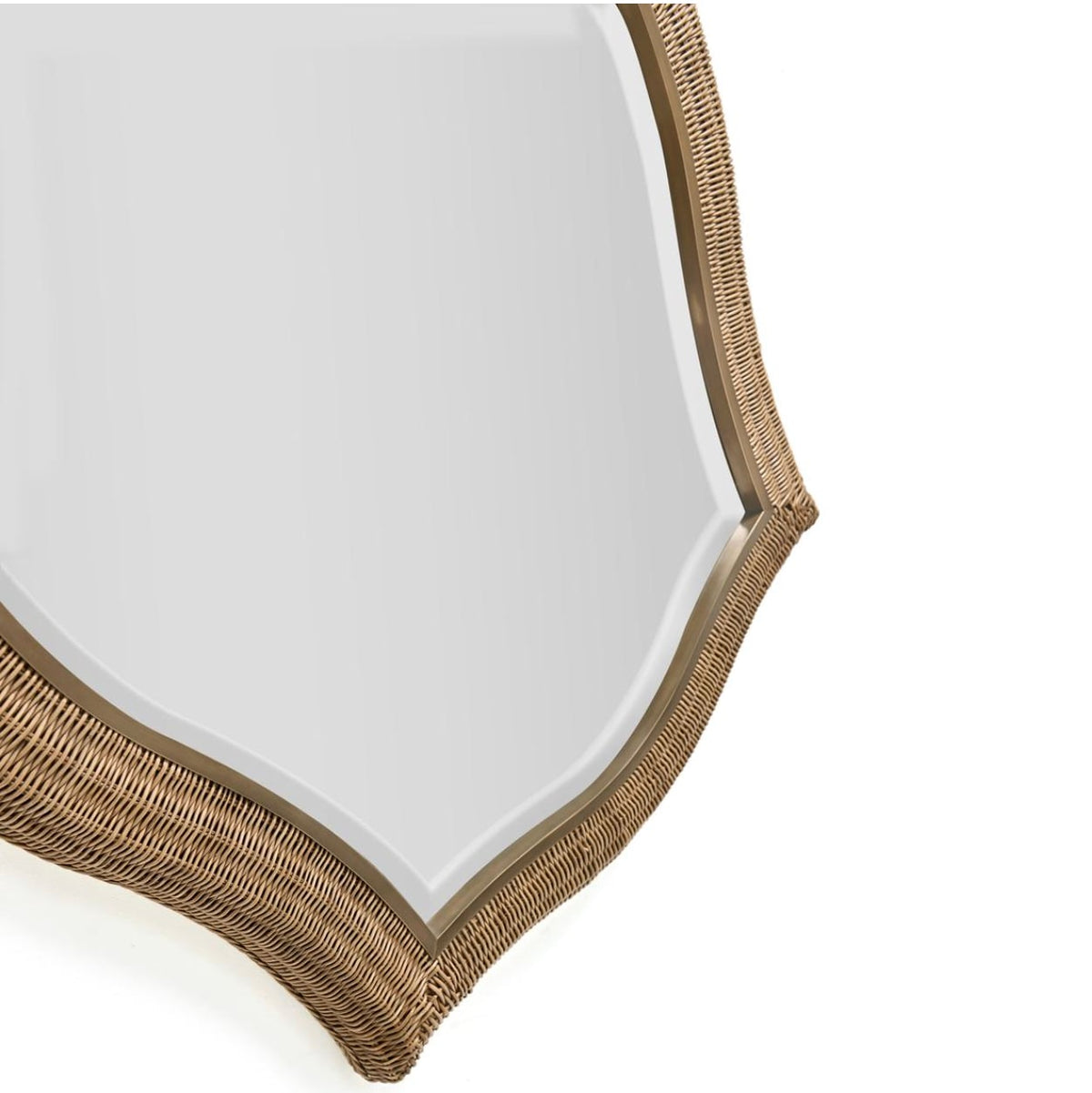 Palm Court Haven Rattan Wall Mirror