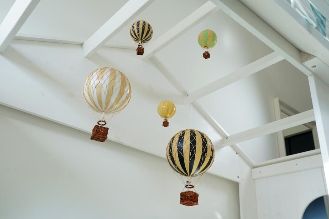 Floating The Skies Small Hot Air Balloon Yellow